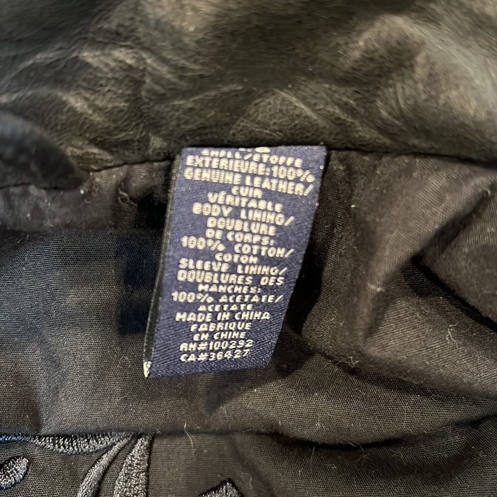 Earl Jean Leather Cafe Style Moto Jacket - Picture 11 of 14